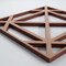 Ekena Millwork Extra Small Buxton Decorative Fretwork Wood Wall Panels, Wood, 7 3/8"W x 7 3/8"H x 3/8"T WALW08X08X0375BUXMF - alternate 4